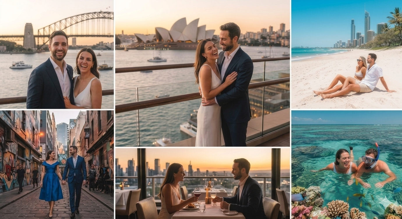 Ultimate Honeymoon Australia – Sydney + Melbourne + Cairns + Gold Coast (Dream Escape)